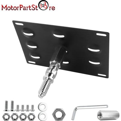 Front Bumper Tow Hook License Plate Mounting Bracket For BMW 1 3 5 Series Audi Nissan Infiniti VW Lexus Mini TH538E60 TH121LPBK