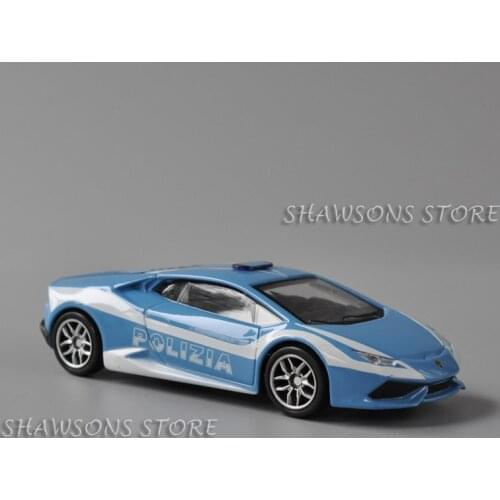 1:43 Scale Diecast Car Model Toys Huracan Police Patrol Wagon Miniature Replica