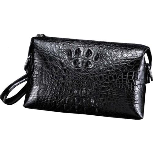 Xingmengda crocodile men clutch bags male bag new large capacity Hand caught Male clip package male crocodile bag