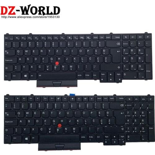 New Original SA Slovenian Keyboard for Lenovo Thinkpad P51 P71 P50 P70 Laptop Teclado 01ER976 01HW266