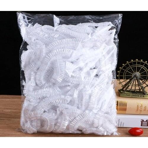 Disposable Food Cover Plastic Wrap Elastic Food Lids For Fruit Bowls Cups Caps Storage Kitchen Fresh Keeping Saver Bag
