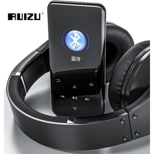 Original RUIZU D25 MP4 Player 32G 2.4 inch curved screen High Quality Bluetoot 5.0 Music Player with FM Recorder Support TF Card