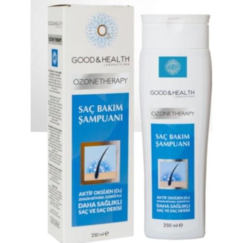 Good & Health Ozone Therapy Hair Care Shampoo Healthier Hair And Hair Skin With Active Oxygen (O3) And Herbals 250 ML