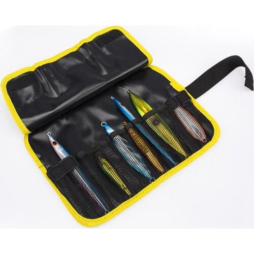 Portabale Fly Fishing Lure Spinner Spoon Bait PVC Box Flies Fishook Fish Hook Hard Storage Case Container Bag
