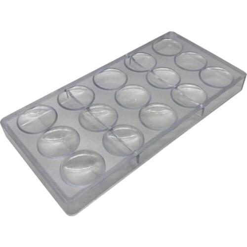 Design Oblate Chocolate Mold Volcanic Polycarbonate Chocolate Moulds PC Candy Forms