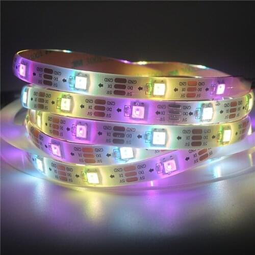 DC 5V SK6812 LED Strip Light SMD 5050 RGB 5m Light Bar Addressable Pixel New Lighting Festival Indoor and Outdoor Decoration