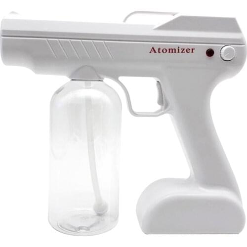 USB Rechargeable Wireless Sprayer Gun Nano Spray Adjustable Mist Fogger Sterilization Machine 800ml Capacity Office