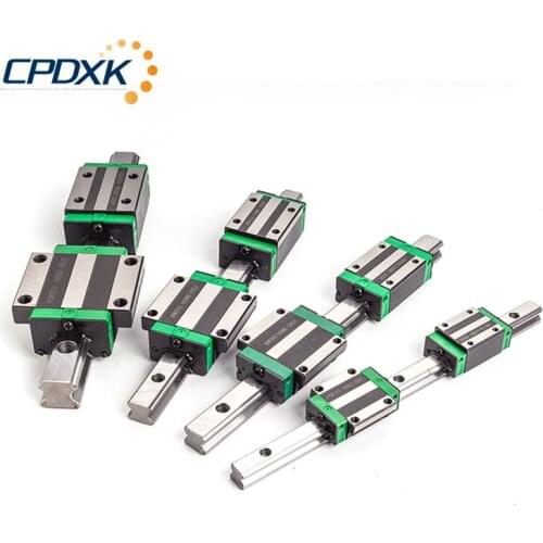 High Quality Linear Rail HGR15/HGR20 2PCS with 4 PCS Linear Block Carriage HGH...CA or HGW...CC HGH15 for CNC Parts