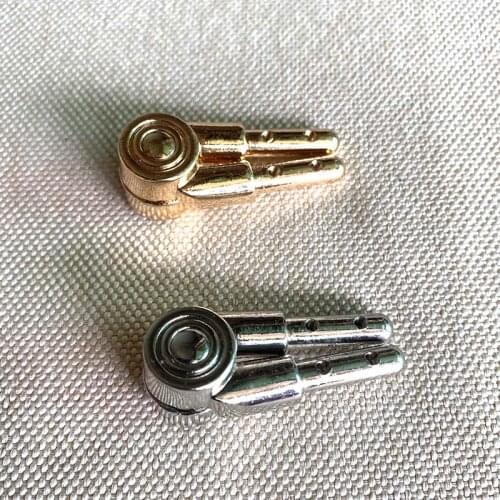 Gold Silver Pressure Hinger for aluminum tubular internal hinge purse frame