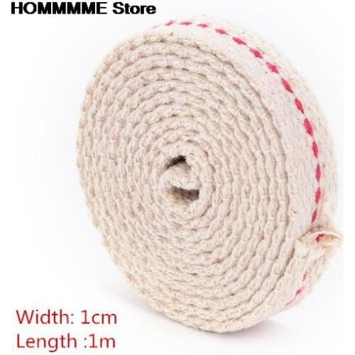 1M Strong Flat Cotton Wick Core For Kerosene Burner Stove Lighting Lantern Oil Lamp Making DIY Accessory Material