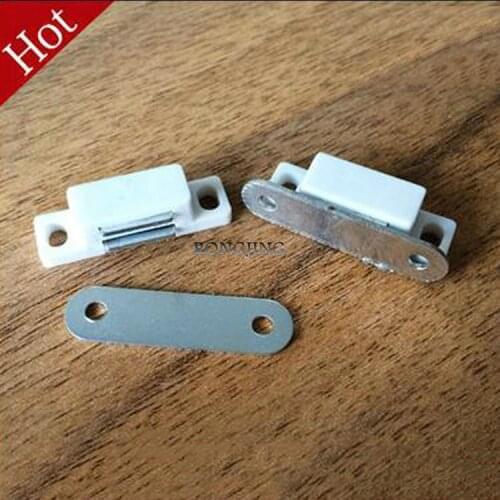 New 10pcs Cabinet Door Catches Fittings Wardrobe Door Catches With Magnetic Dresser Door Closer 29*8*8mm