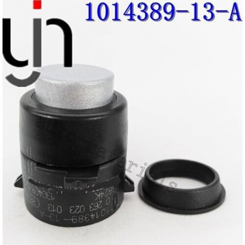 10PCS PDC car Parking Assist Sensor Genuine 1014388-05-A 1014388-08-A 1014389-13-A 0263023005 for S 90 S P90D with rings Bumper