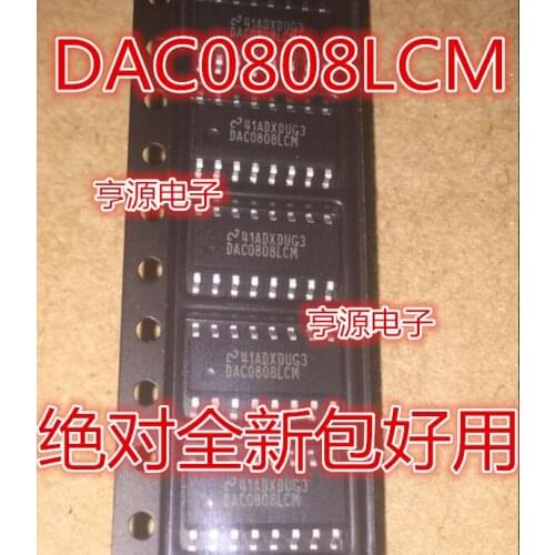 5pieces DAC0808 DAC0808LCM SO16 D / A