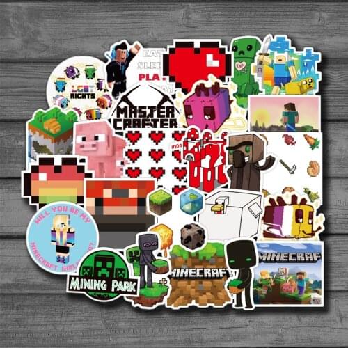 50pcs New Hot Game Stickers For Laptop Notebook Computer Adesivi Adesivos Craft Supplies Scrapbooking Sticker Maker