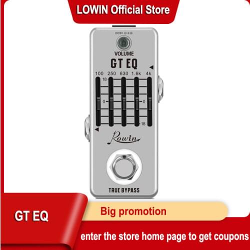 Rowin Analog Equalizer GT EQ Guitar Effect Pedal