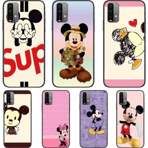Super Mickey Mouse Phone Case For XiaoMi Redmi 11 lite 9C 8A 7A Pro 10T 5G Anime Cover Mi 10 Ultra Poco M3 X3 NFC 8 SE cover