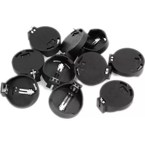 10PCS CR2025 Battery Button Cell Holder Socket Case CR2032 battery holder 2032