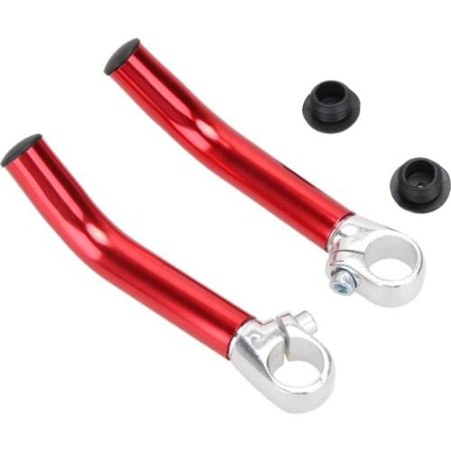 New Bicycle Support Handlebar For 22.2cm Bicycle Sheep Horn Bar Ends 15cm Aluminum Bicycle Handlebar Ends
