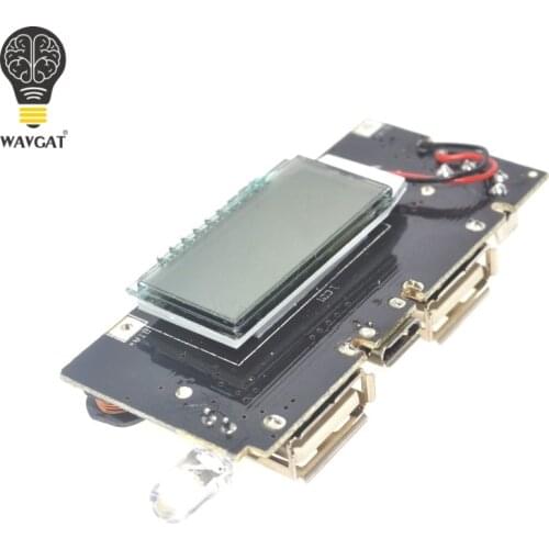 Dual USB 5V 1A 2.1A Mobile Power Bank 18650 Battery Charger PCB Power Module Accessories For Phone DIY New LED LCD Module Board
