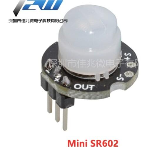 Miniature SR602 Small Human Body Infrared Sensor Module Pyroelectric Probe Inductive Switch Sensor PI