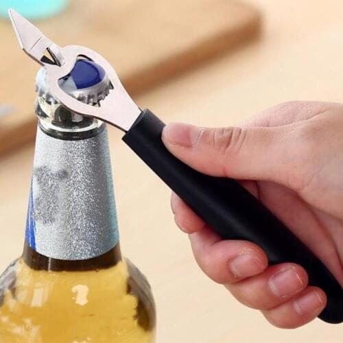 50B 1pc Multi - functional Household Beer Opener Cans Beverage Opener Cooking Tool 17.5x4.2cm Useful