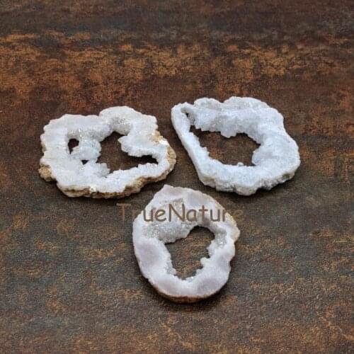 Fashion Agates Geoge Pendants Irregular Shape Agates Stone Jewelry Charm In 37*45 mm PM5610