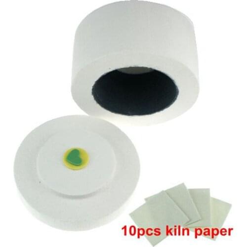 Wholesale 12x8.3cm Best Mini Glass Fusing Kiln + 10pcs Kiln Paper