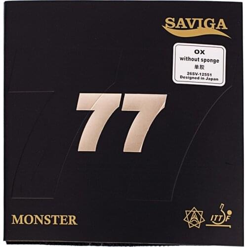 Original Dawei Saviga 77 Monster Ox Table Tennis Rubber Pips Long Without Sponge Made In Japan