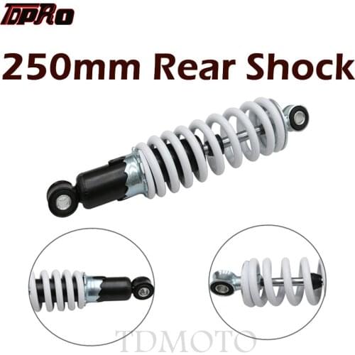 TDPRO 9.8" 250mm Motorcycle Suspension Shock Absorber Spring 400lbs For Mini Go Kart Buggy Quad ATV 70cc 110cc 125cc Dirt Bike
