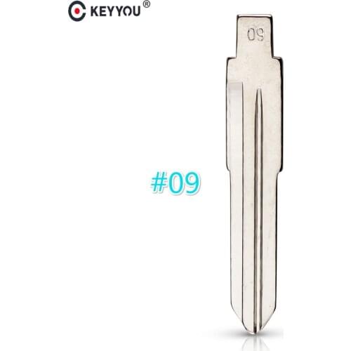 KEYYOU #09 Blade Remote New Arrival Blank Key Replacement Uncut Blade For Mazda Vizi 323 626 929