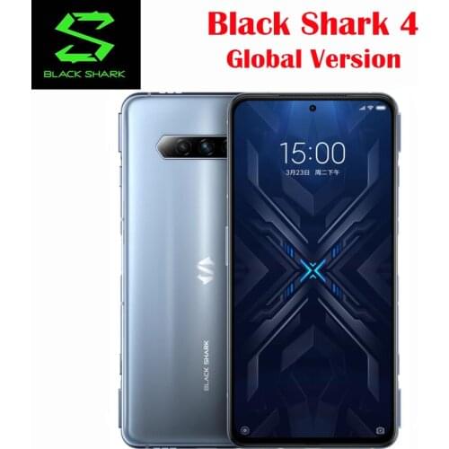 Official Global Version Black Shark 4 Cell Phone Snapdragon 870 144Hz Refresh Rate E4 6.67inch AMOLED Screen DC Dimming UFS 3.1