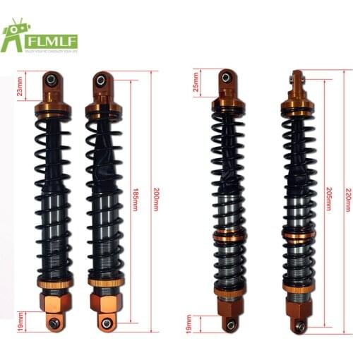 Alloy CNC 6MM Front Rear Shock Absorber Set Fit for 1/5 HPI ROFUN BAHA ROVAN KM BAJA 5B 5T 5SC Toys PARTS