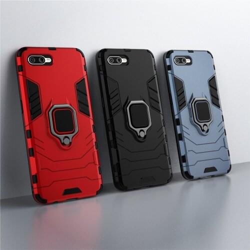 For Oppo Reno A Case Magnetic Car Shockproof Ring Armor Cover Reno A CPH1983 Cover For Oppo Reno A RenoA 6.4" Coque Funda