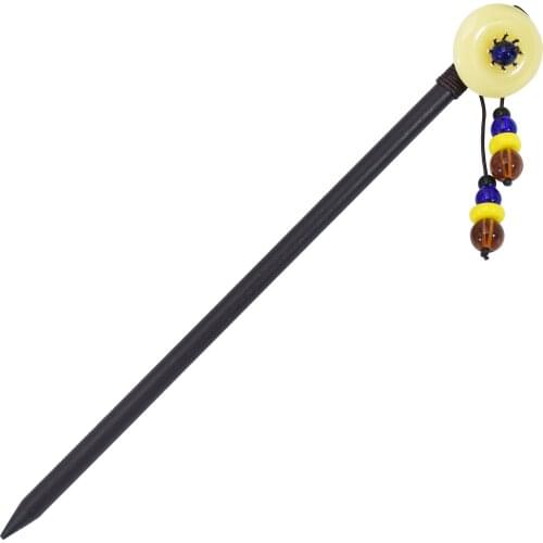 Newest Flower Hair Forks Retro Style Long Tassels Hairpins Clips Wooden Hair Sticks Pearls Bead Step Shake Chinese Wedding Bride