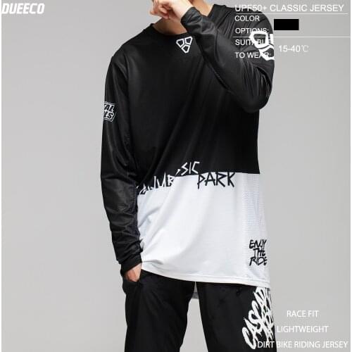Dry-Fit Custom Motocross Jersey Fishing Jersey Quick Dry Fishing Long-Sleeve Motocross Cycling MTB Clothing Downhill Jersey