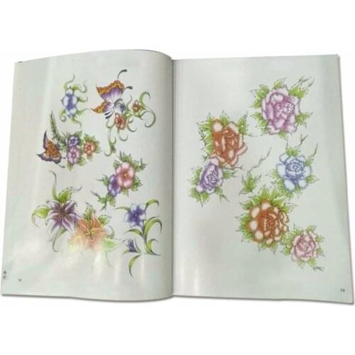 Tattoo book New Tattoo Book Album Popular Patterns Flowers Manuscripts Tatoo Lineart Pattern Books Small Fresh Tattoos Drawing