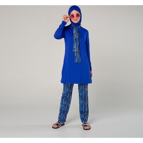 Muslim Swimwear Burkini Islamic Women Modest Hijab Beachwear Swimsuit Plus Size