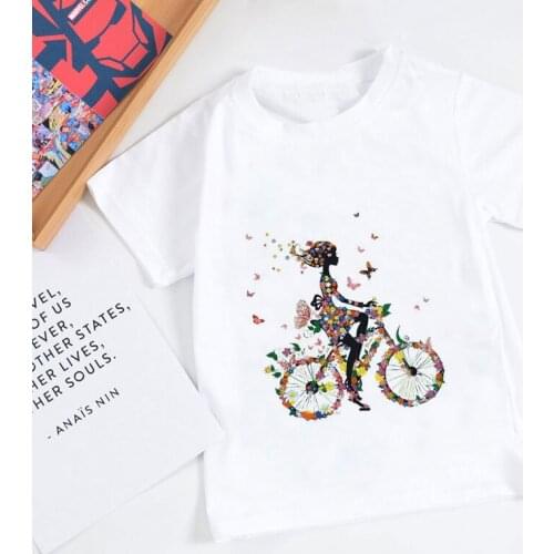 New Year Active Present Clothes Kids Fashion Painted Dancer Tshirt 2021 Unisex Baby Girl Outfits Boys Girls T-shirt Streetwear