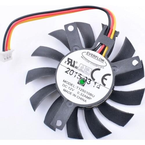 Brand new original T125010BU 12V 0.32A enterprise router built-in heat sink graphics card cooling fan