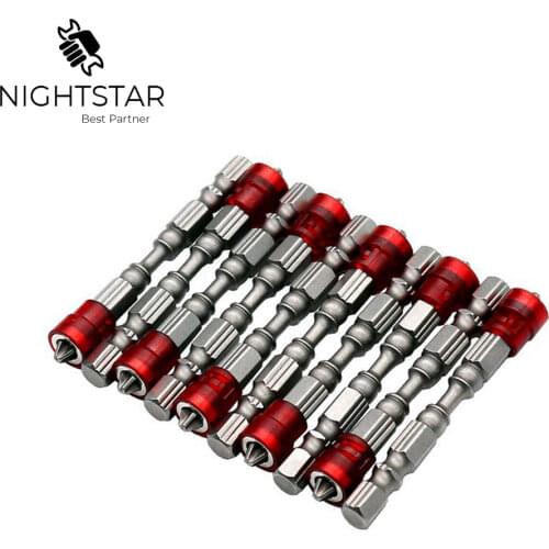 PH2 Magnetic Screwdriver Bit Anti-Slip S2 Steel Electric Screw Driver Set 1/4" Hex Shank Single Head Power Tools 5pcs 10pcs
