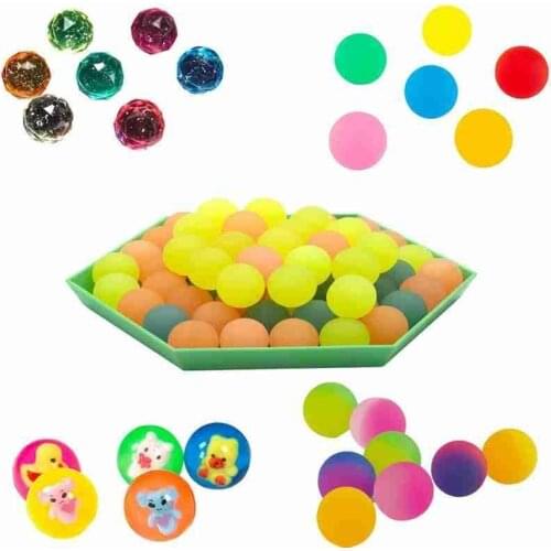 Bouncing Ball Children Toy Mixed Bouncing Balls Rubber Outdoor Bath Toys Child Sports Games Elastic Juggling Jumping Balls