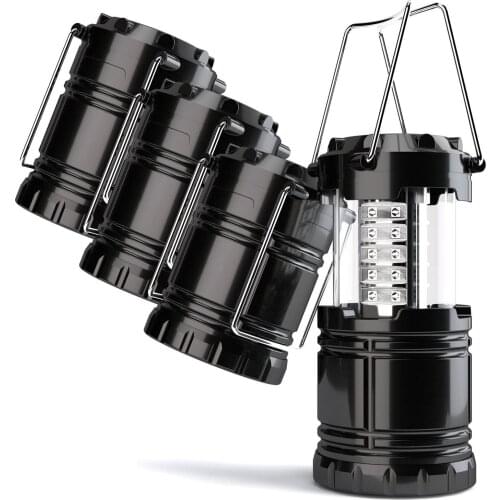4pcs Camping Lamp Lantern Lanterns Battery Powered Led Emergency Lights For Home Power Failure Led Camping Lights Equipment