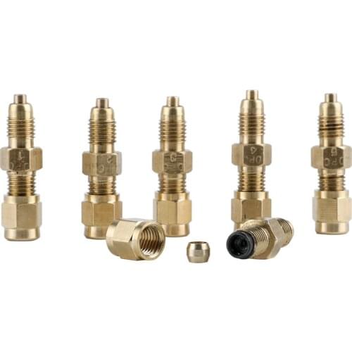 Pipe joint oil flow restricting valve lubricating oil circuit check valve restrictor rod Throttle valve end lubrication