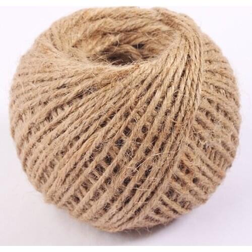 300M 1mm 2mm 3mm Natural Jute Twisted Cord Packing/Tag/DIY Craft Decoration Hemp Rope Thread Jewelry Bags Accessories CD17a