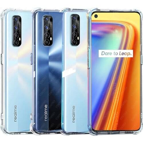 Protective Case For realme 7 global Transparent TPU soft silicon back cover On OPPO realme7 realme 7global realmi real me 7