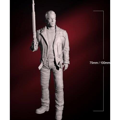 1/24 75mm 1/18 100mm Resin Model Terminator Figure Unpainted Unassembled RW-021