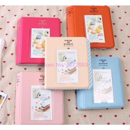100pcs/lot Optional 64 Pockets Photo Film Album / Wall Album/ Corner Stickers For FujiFilm Instax Mini 8, Mini 9 7s 50 90