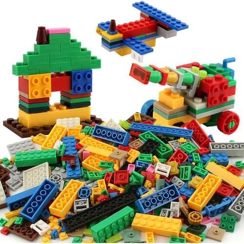 1000PCS Building Blocks Kids DIY Colorful City Toys Children Early Learning Intelligence Developmental Toy Mobile Phone Straps