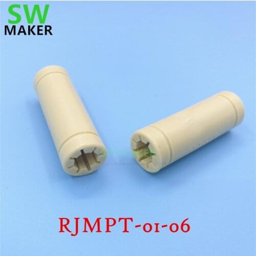 SWMAKER 2pcs Plastic linear bearing LM6LUU RJMPT-01-06 6x12x30mm for Reprap ultimaker 3D printer parts High-quality