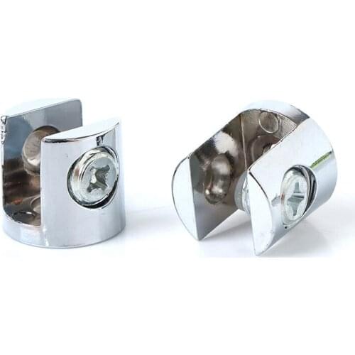 4pcs Glass Clamp Glass Plated Brackets Zinc Alloy Clamps For 8-10mm/ 10-12mm